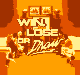 Win Lose or Draw title screen for NES